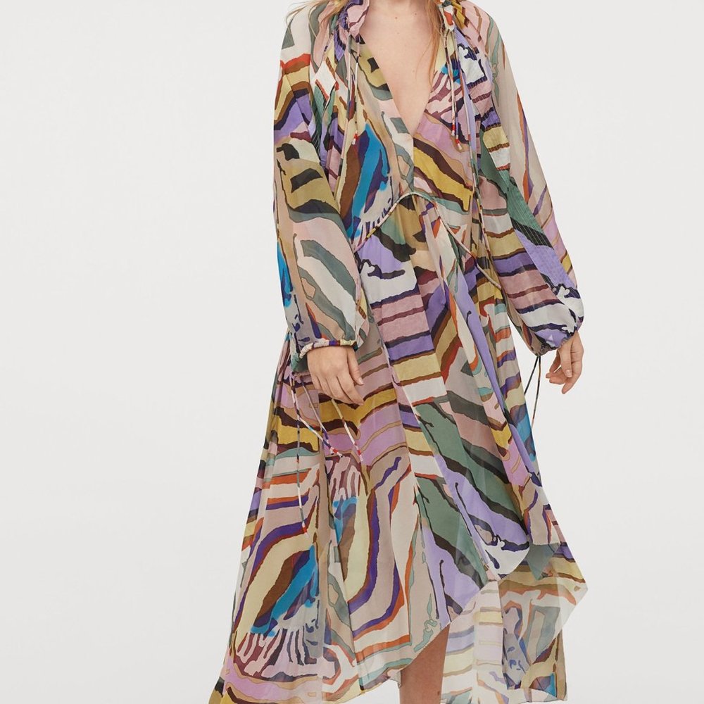 H&M Studio Collection Patterned Dress Dress